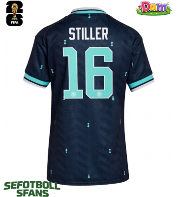 Tyskland Angelo Stiller #16 Bortatröja Kvinnor VM 2026 Kortärmad